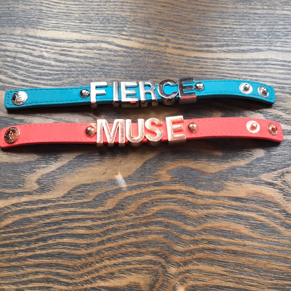 BCBGeneration Fierce and Muse bracelets